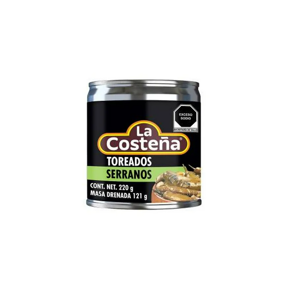 Chiles Serranos Toreados 220g - La Costeña