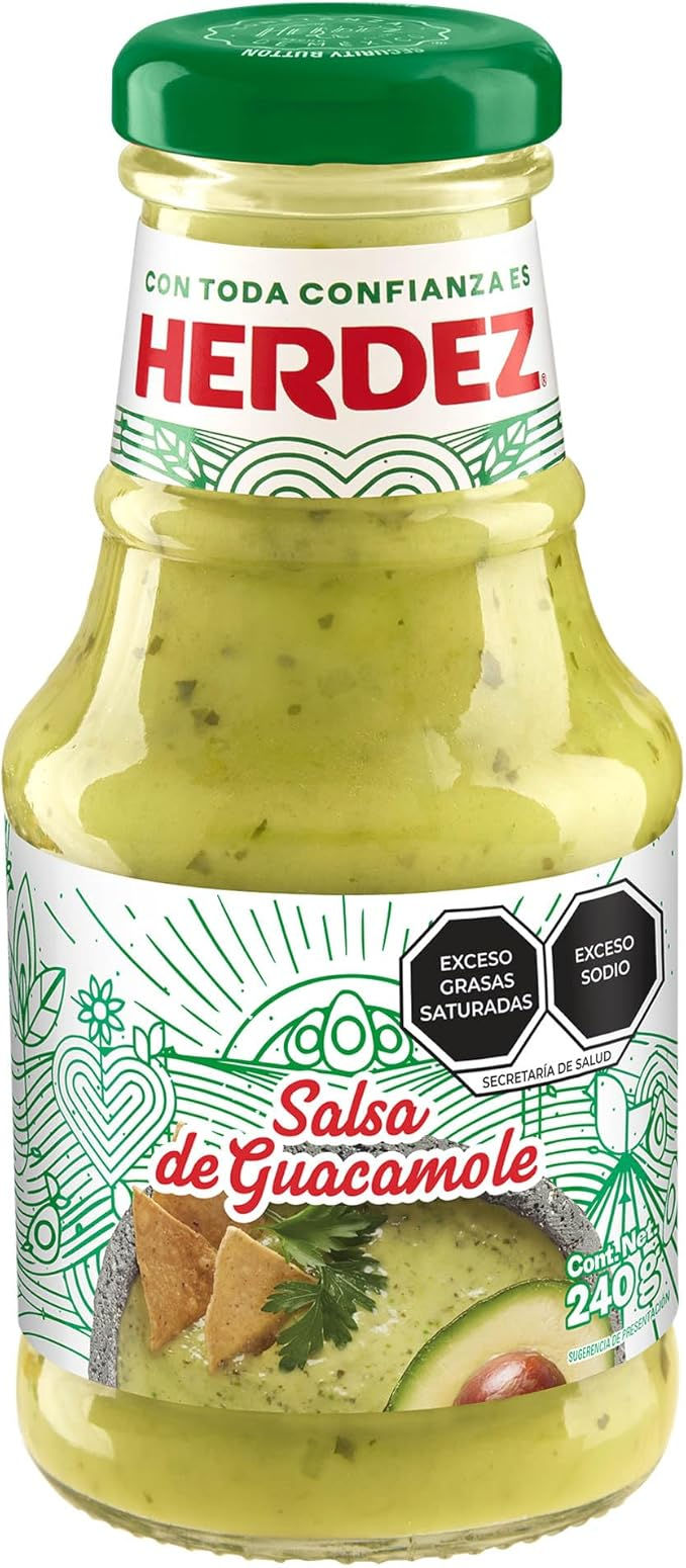 Salsa Guacamole Picante 240g. Herdez