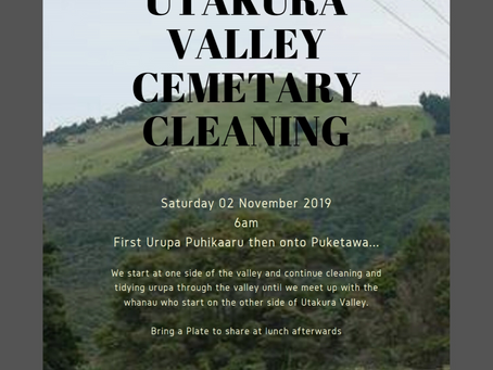 02 November 2019 Cemetary Cleaning