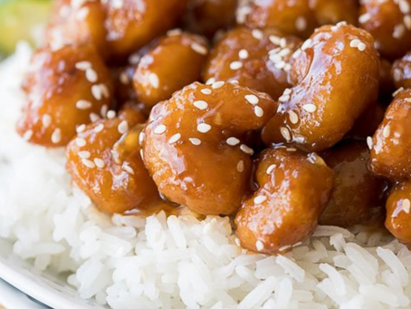 Crispy Sesame Popcorn Shrimp