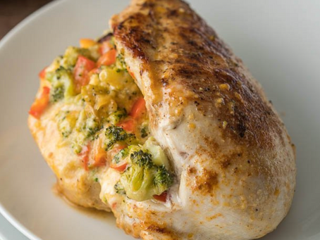 Broccoli & Cheese Stuffed Chicken Breast