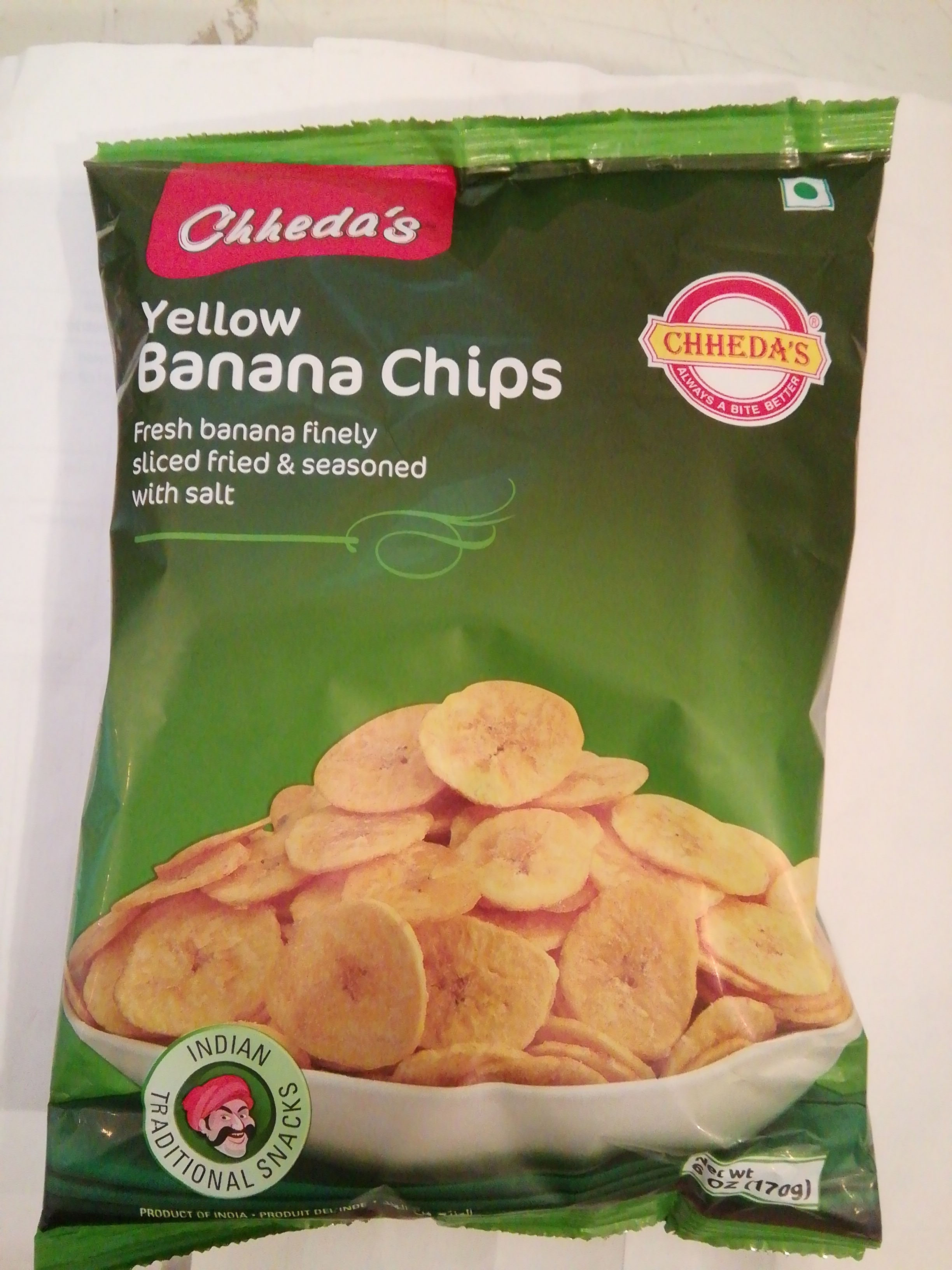 Yellow Banana Chips | Chhedas | 170gm