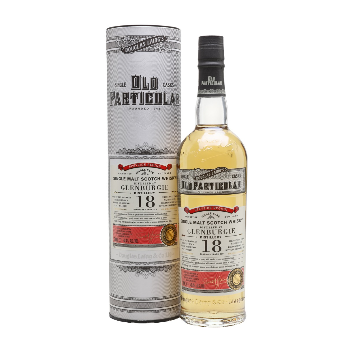 Old Particular- Glenburgie 18 Years Single Cask Speyside Scotch Malt Whisky