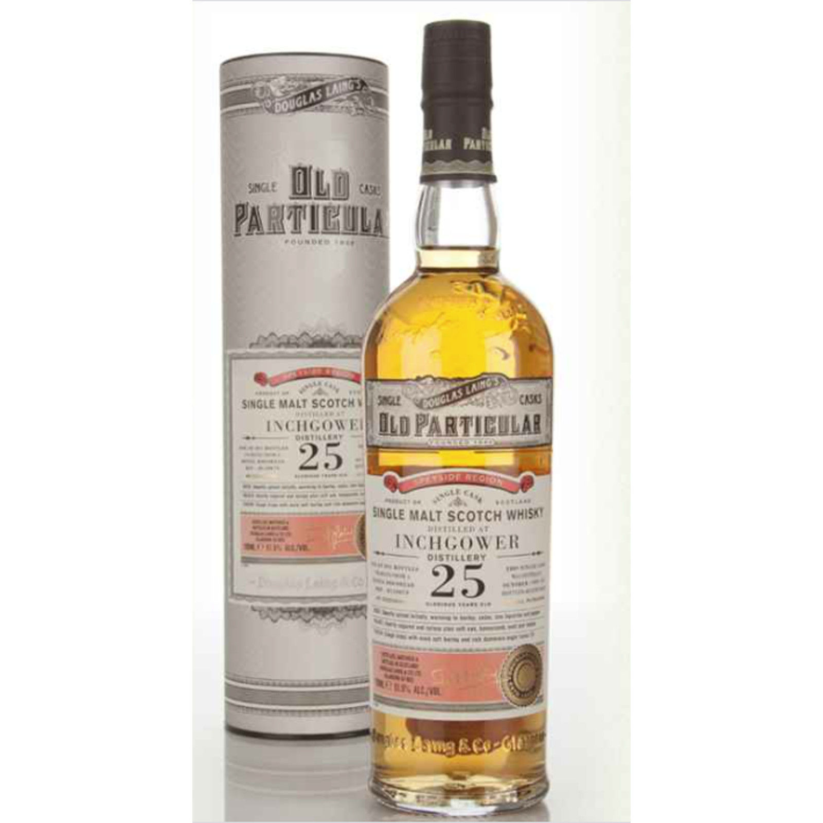 Old Particular Inchgower 25Yrs Single Cask Speyside Malt Scotch Whisky