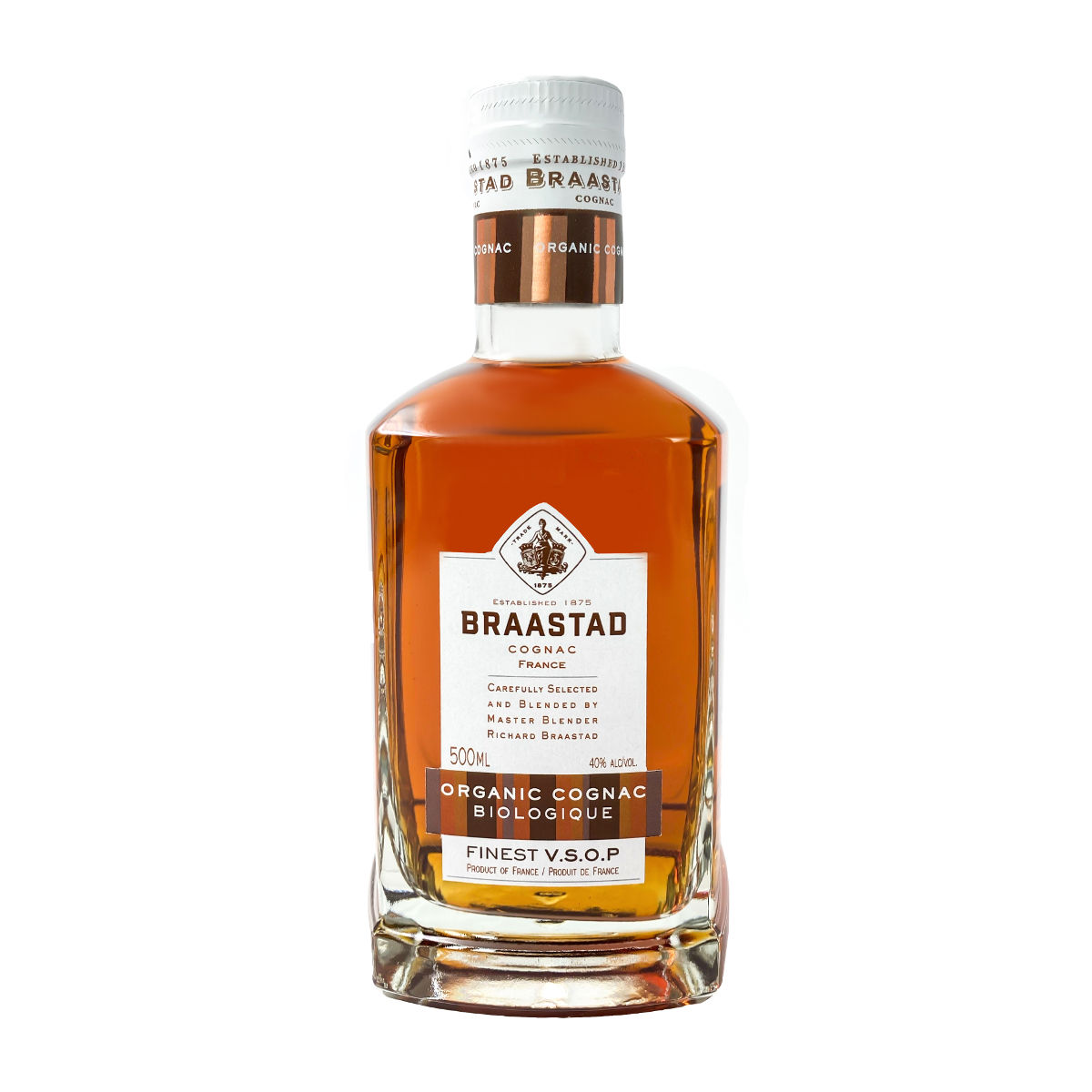 Braastad VSOP Cognac Organic - 50cl - France