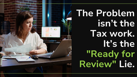 Headline: The "Ready for Review" Lie. Sub-head: Why your firm is losing 30% of its capacity to Admin Drag.