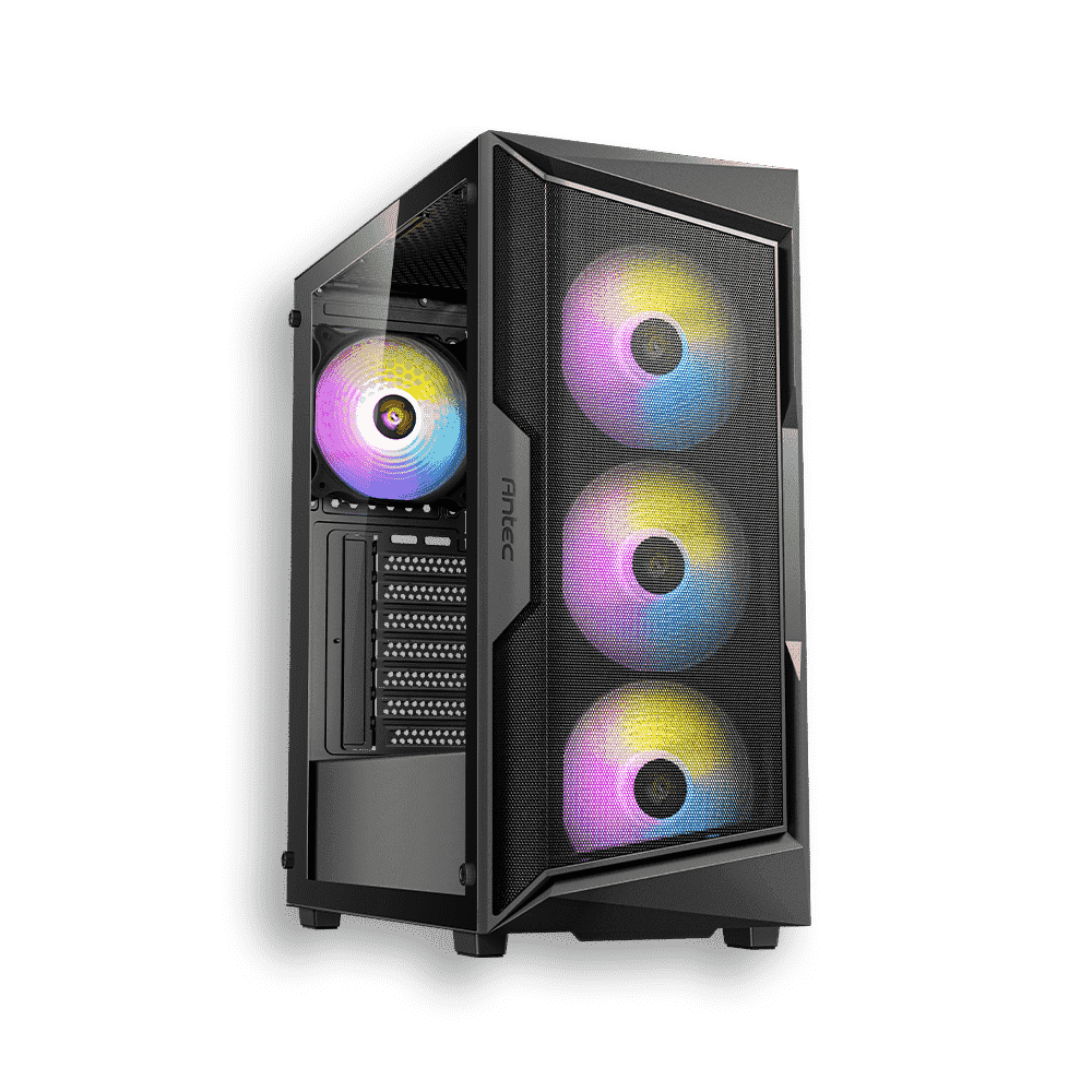 CAJA ANTEC AX61 ELITE VIDRIO TEMPLADO + 4 FAN ARGB