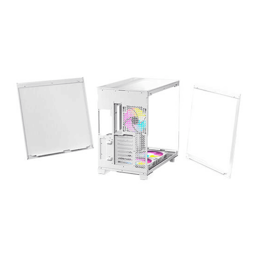 Miniatura: CAJA ANTEC C8 VIDRIO TEMPLADO + 2 ARGB 160m + 1 ARGB 140m BLANCO