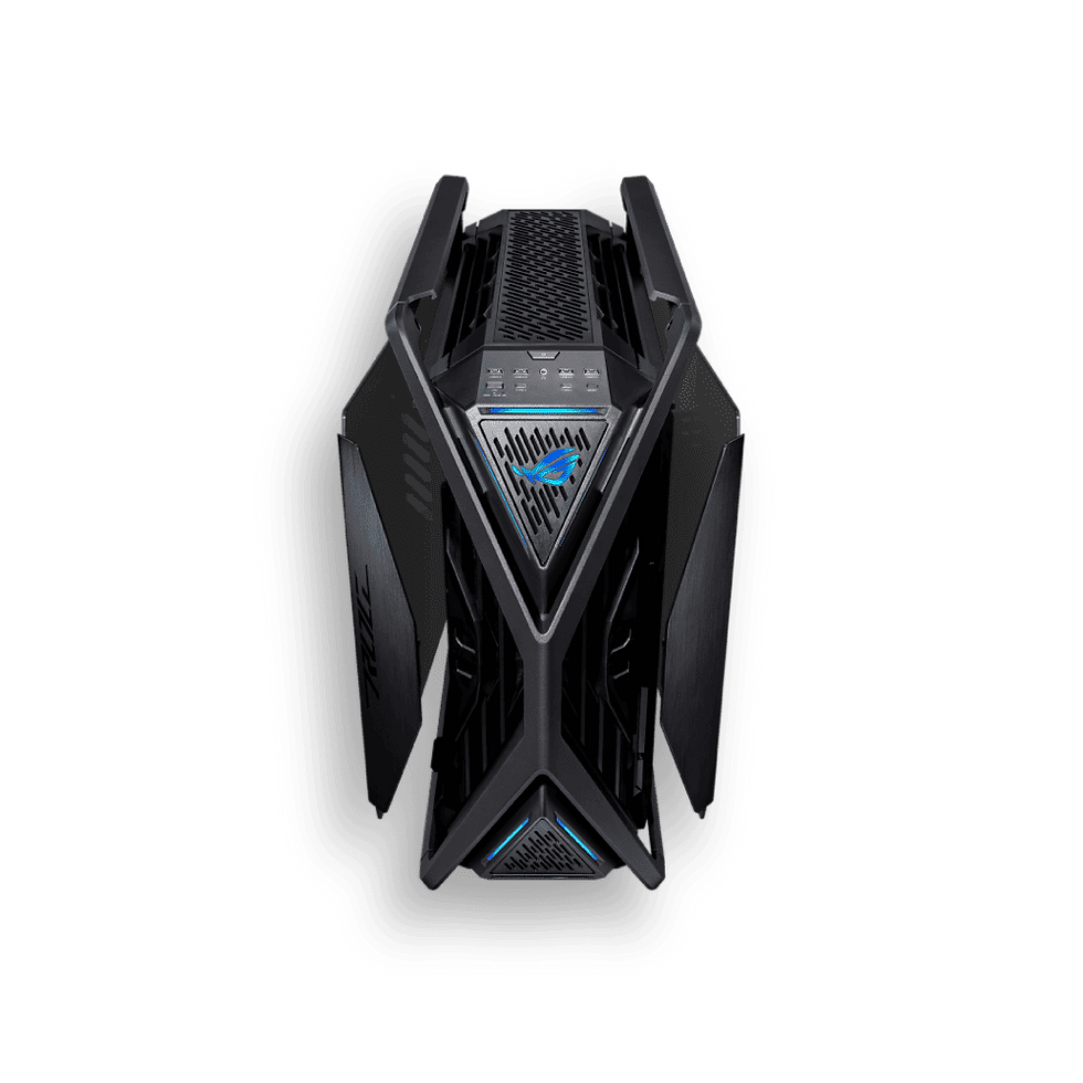 Miniatura: Caja Asus Rog Hyperion Gr701 Vidrio Templado + 4 Fan Negro