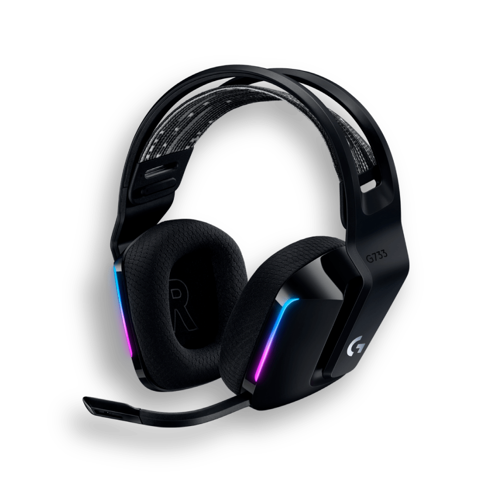 Diadema Logitech G733 Gaming Lightspeed Inalámbrico Rgb Negro