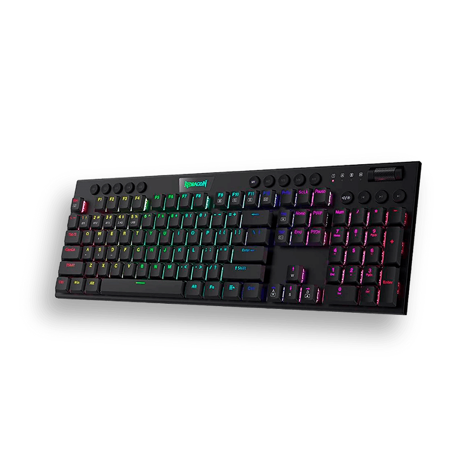 Miniatura: Teclado Redragon Horus K618-Rgb Sp-Red Inalambrico