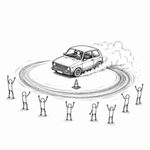 The Loudest Cheer Isn't for the Fastest Driver