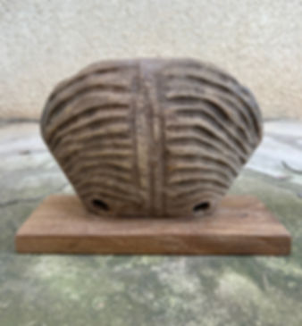 Vase clochettes en bois