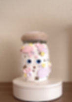 Pastel Floral Character Jar