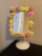 Yellow Personalized Desk Mirror
