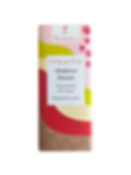 eine Packung vegane Bio-Himbeere Pistazie Schokolade Vorderseite