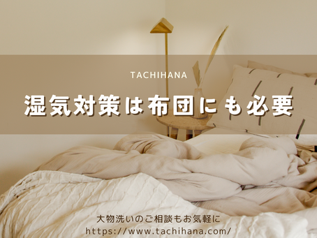 湿気対策は布団にも必要