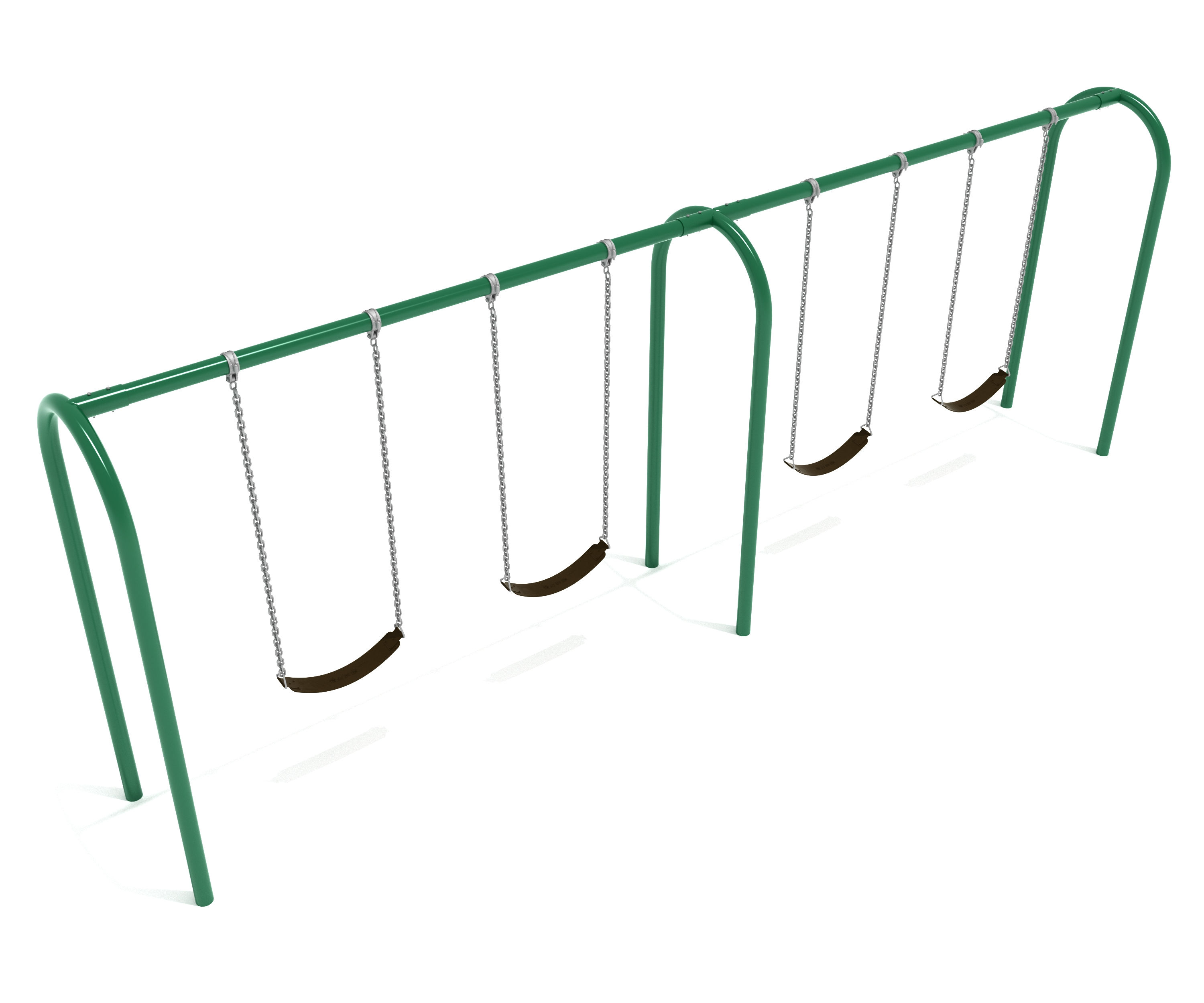 8 Feet High Elite Arch Post Swing - 2 Bays