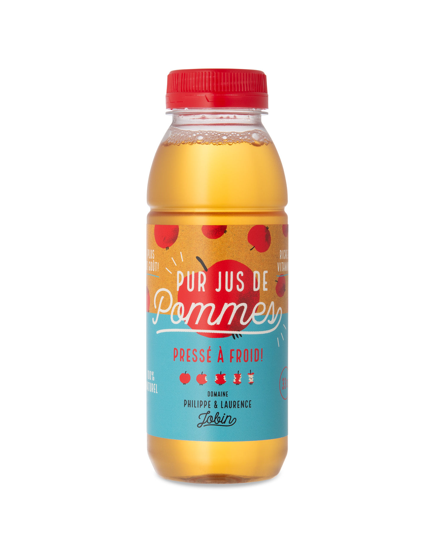 Jus de pomme  pressé à froid (24×33cl)