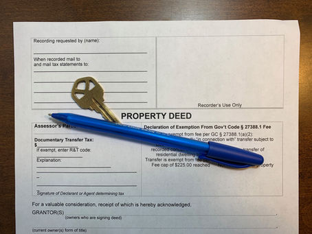 Is your house deed in the name of your trust?
