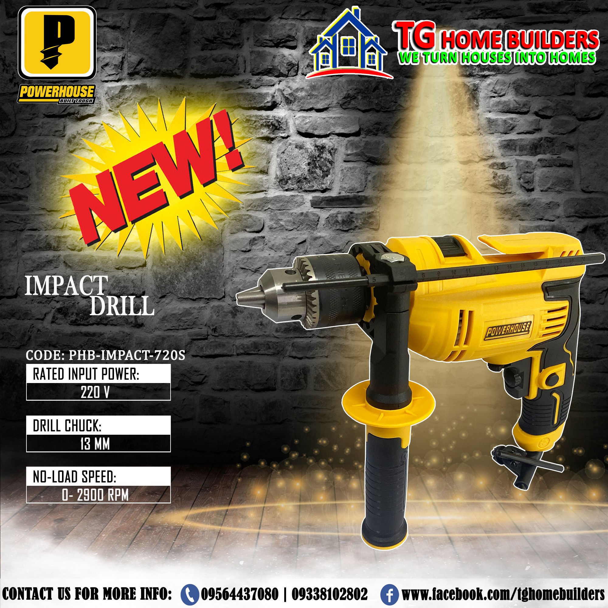 PHB IMPACT-720S 720W IMPACT DRILL