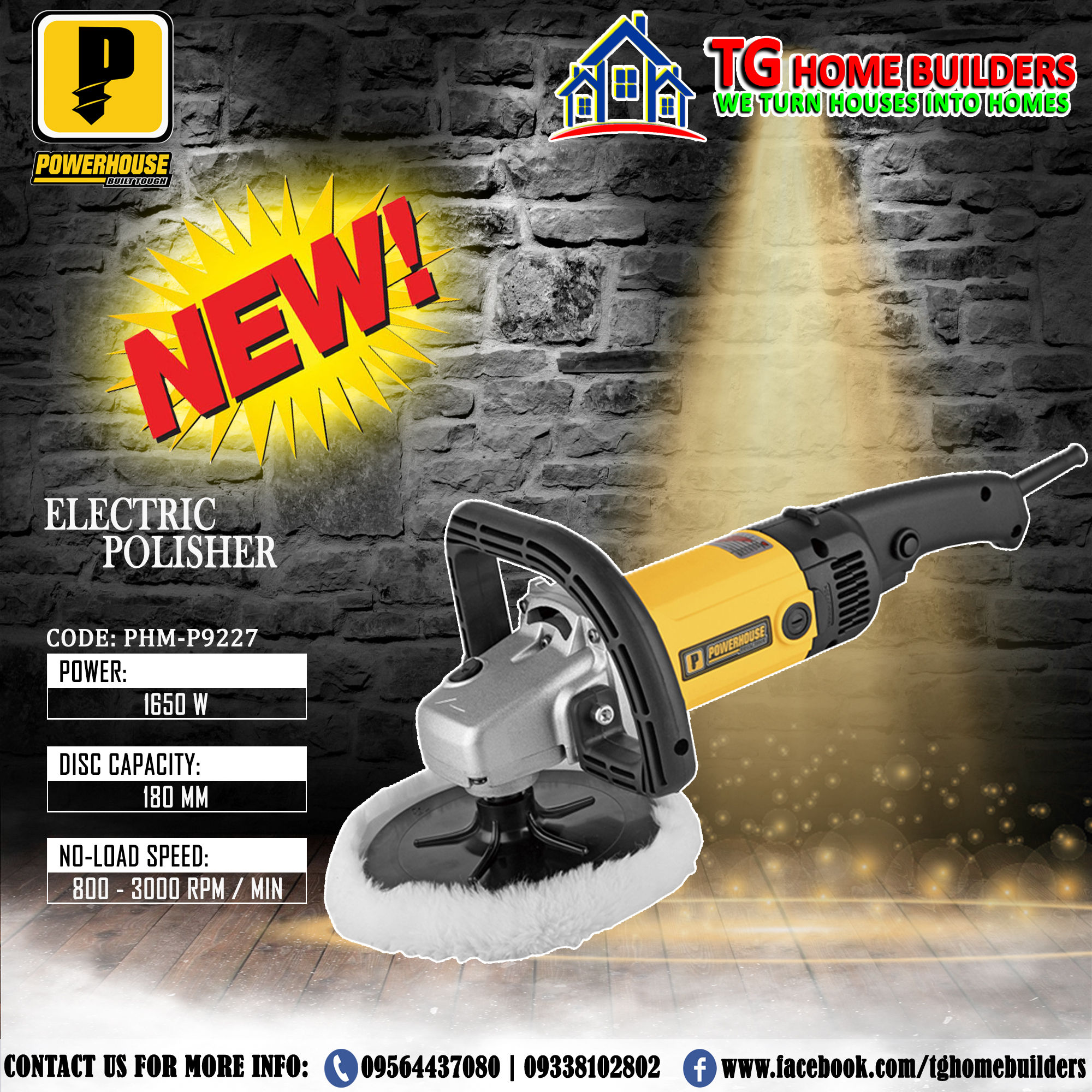 PHM P9227 1,650W POLISHER