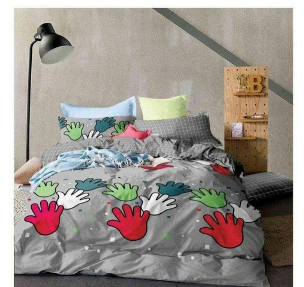 Thumbnail: Fancy Bedsheets with 2 pillow covers