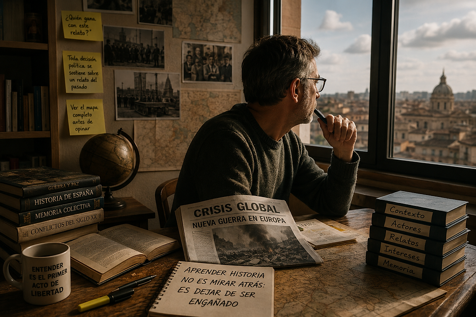 Aprender Historia no es mirar atrás: es dejar de ser engañado