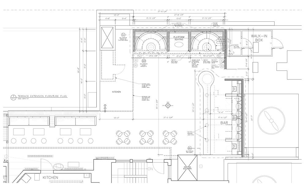 Plan d'agencement - Restaurant