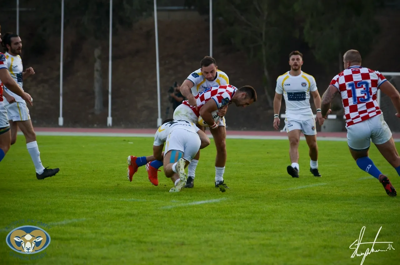 1st Rugby International after 2 years ends in defeat 1 ( Cyprus 8 – Croatia 29).webp