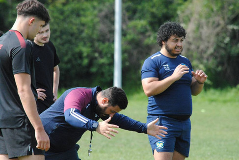 Cyprus Rugby U23 players in training