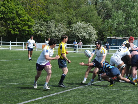 Cyprus U23s playing against Eton Manor U23s.