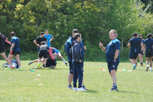 Cyprus Rugby U23 players in training