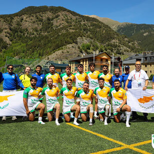 Cyprus 7s team in Andorra for GSSE 2025