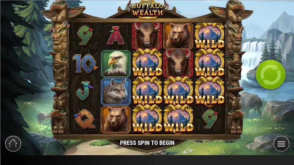 Play'n GO Buffalo of Wealth screenshot 2