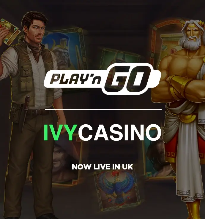 Play’n GO games now live with Ivy Casino in the UK