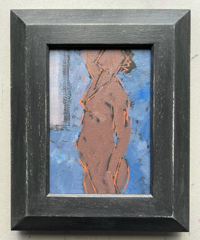 Abstract nude painting