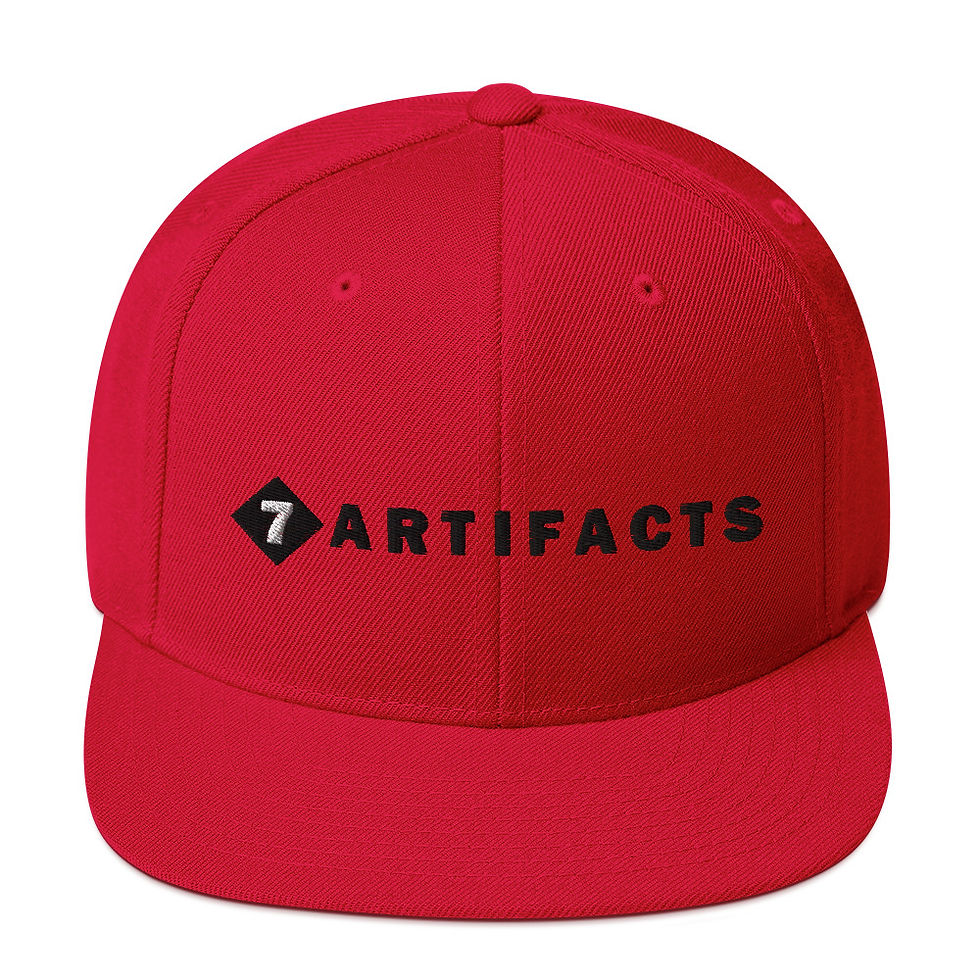 Thumbnail: 7Artifacts Diamond (Black Logo) Snapback Hat