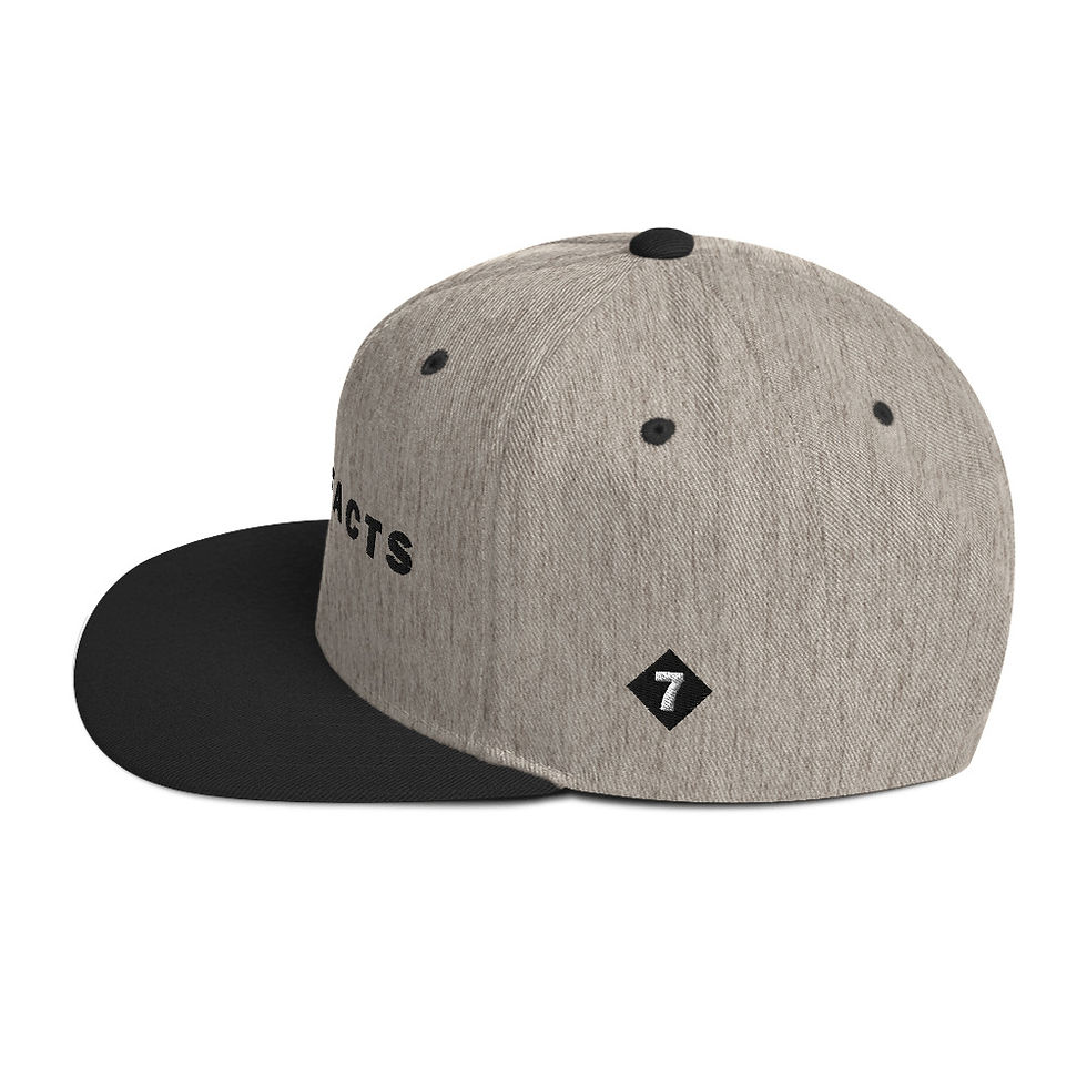 Thumbnail: 7Artifacts Diamond (Black Logo) Snapback Hat