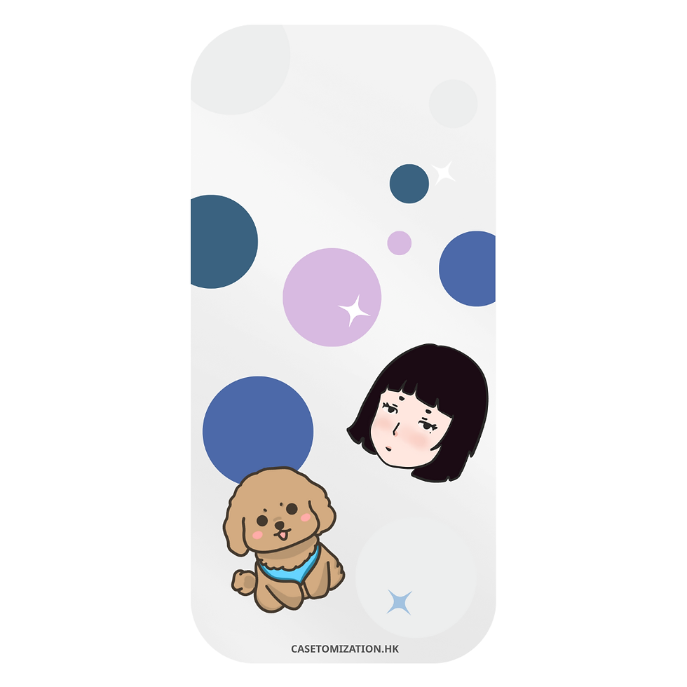 縮圖：隨心換·寵物客製化背板【款式五】【此產品不包含手機殼】