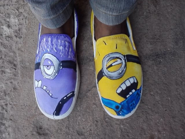 Minions custumes tênis