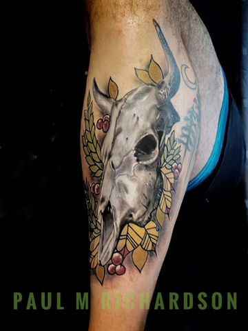 Cow Skull Tattoo