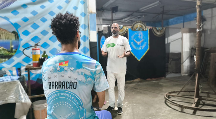 Bambas capacita equipe de barracão www.bambasdaorgia.com.br