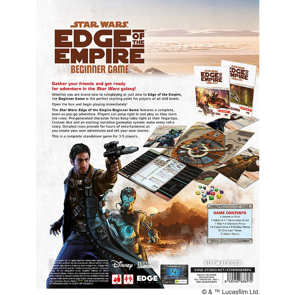 Thumbnail: Star Wars - Edge of the Empire: Beginner Game
