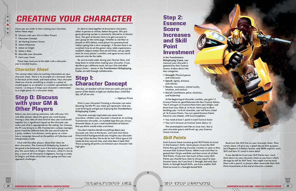 Thumbnail: Transformers Roleplaying Game Core Rulebook