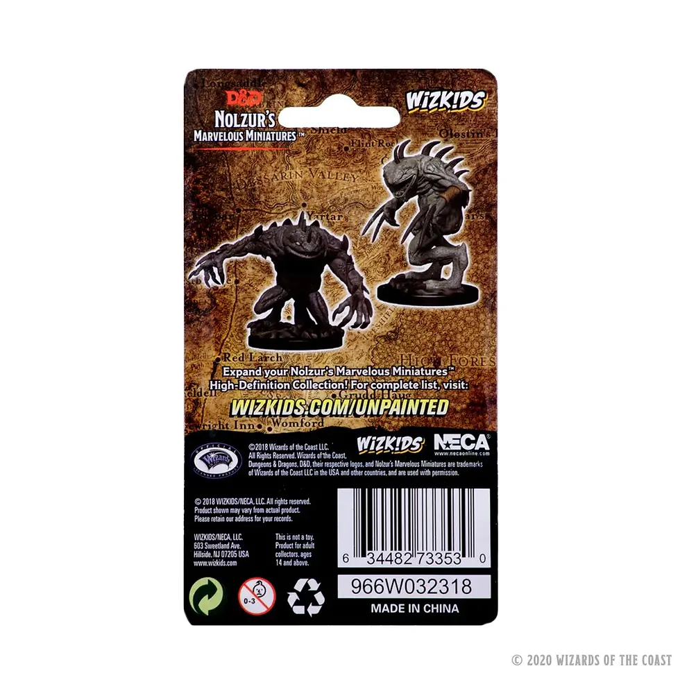 Thumbnail: Nolzur’s Marvelous Miniatures: Grey Slaad & Death Slaad