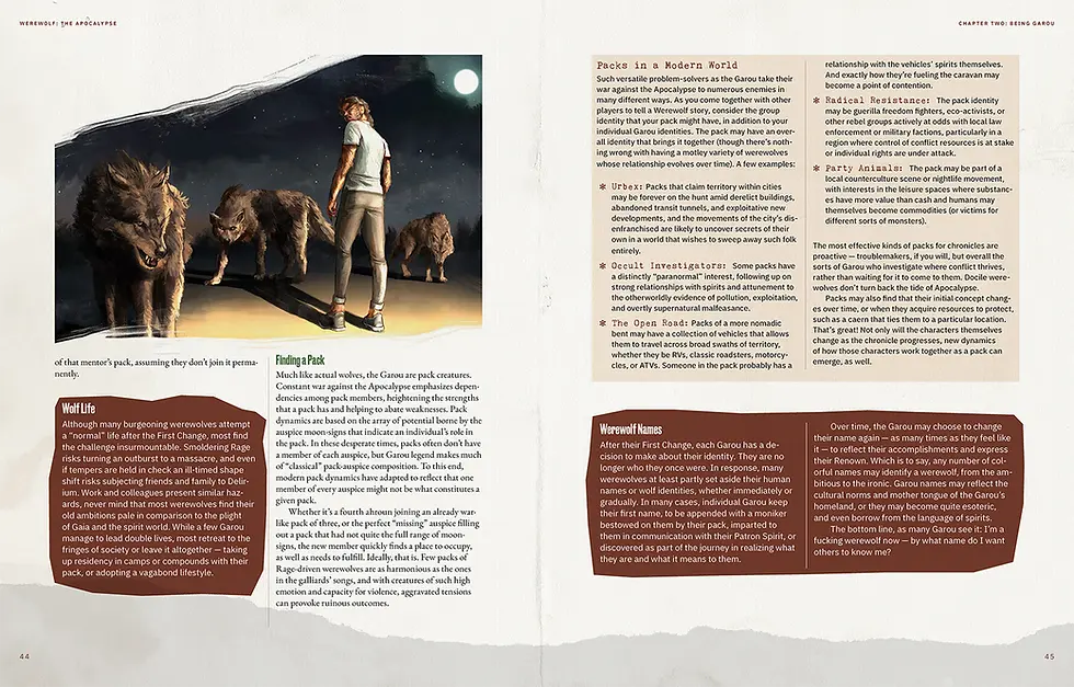 Thumbnail: Werewolf: The Apocalypse 5th Edition Core Rulebook