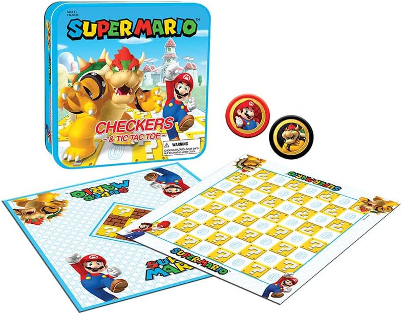 Thumbnail: Super Mario Checkers & Tic-Tac-Toe Collector's Game
