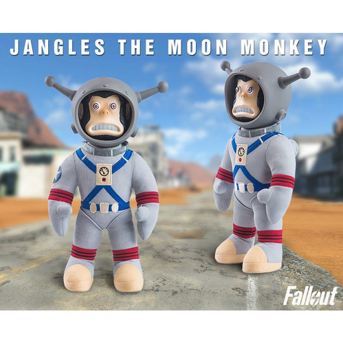Fallout Jangles the Moon Monkey 12 1/2-Inch Tall Plush | Warmaiden