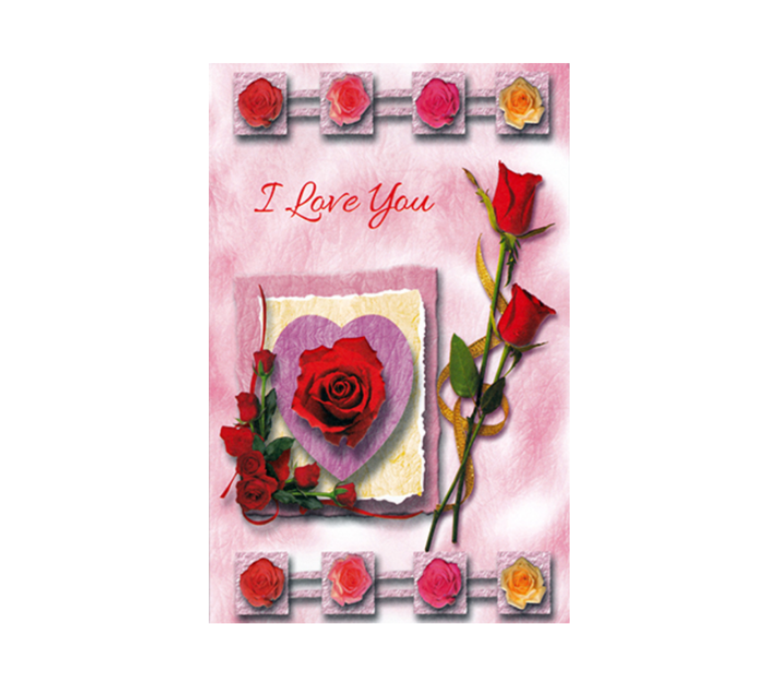 I Love You Card (Roses). SKU #RMGC-115.